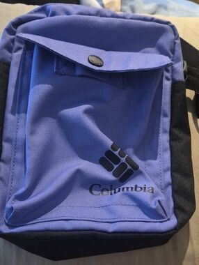 Columbia Purple and Black Messenger Sling Bag
